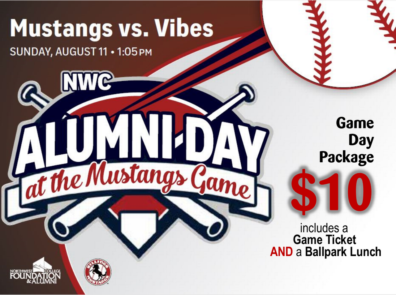NWC Alumni Day at the Mustangs Game image