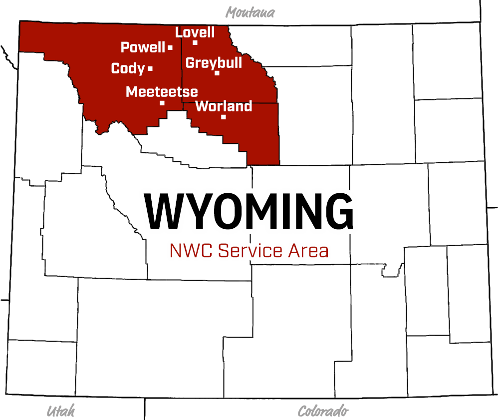 NWC Service Area Map