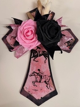 wooden cross decoration