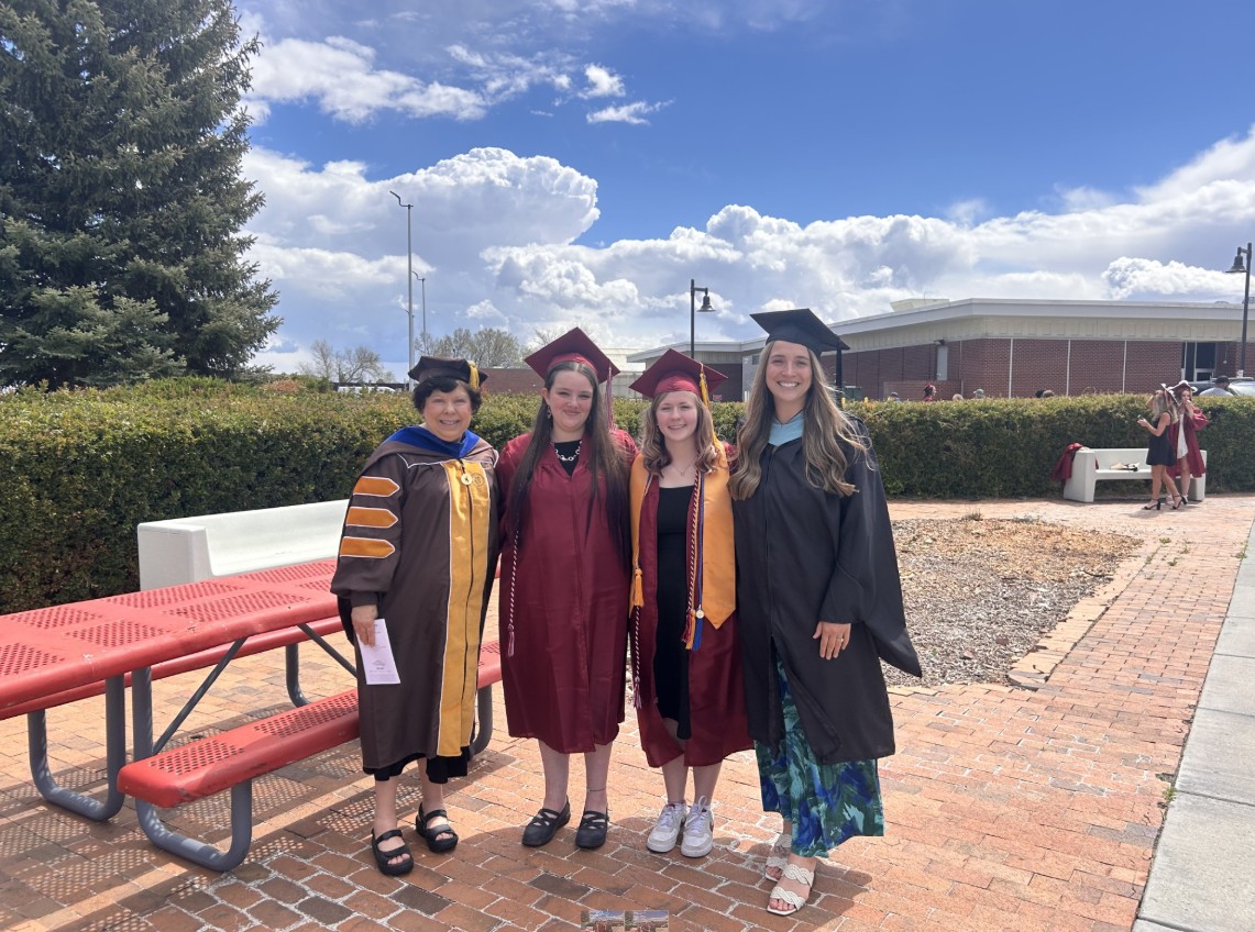 Trio Students and Advisors at Graduation