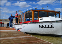 marine captain with boat